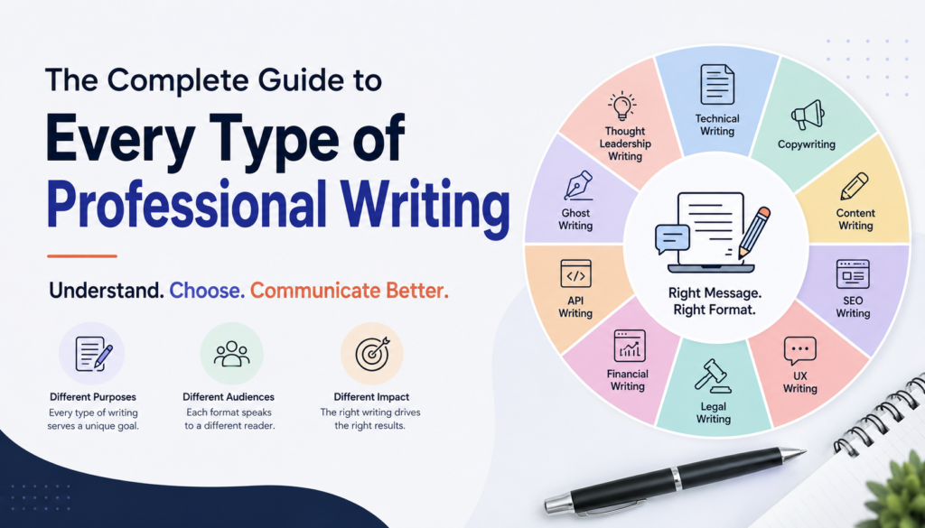 Professional Writing Types Explained Complete-Guide-Image